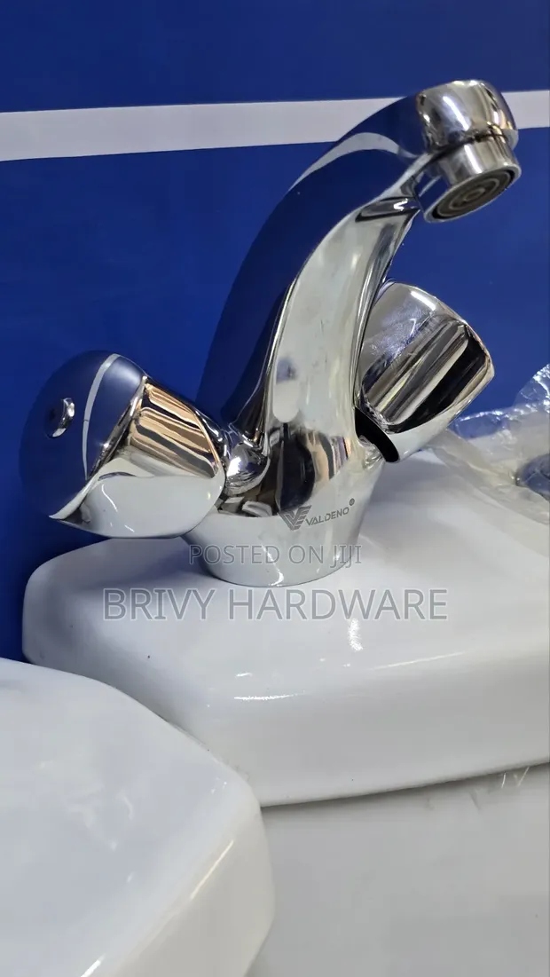 Double Handle Basin Mixer - Shaba - 1