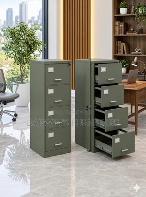 Boss Office Products Green Filing Cabinet