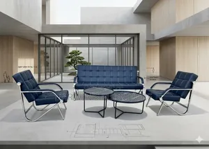 Boss Office Products 5-Seater Office Sofa