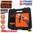 Premier Black & Decker 600W Hammer Drill - 1