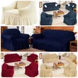 Jacquard Bubbled Loose Cover - 7 Seater - 1