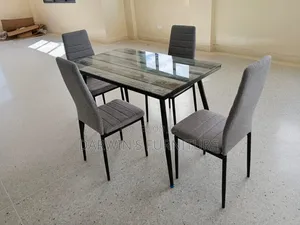 Boss Office Products Meza ya Chakula (Viti 4, Mstatili)