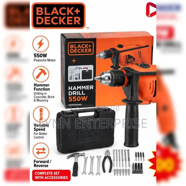 Black & Decker 550W Hammer Drill - 1