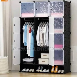 3 Column Plastic Wardrobe