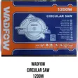 Wadfow 1200W Circular Saw - 1