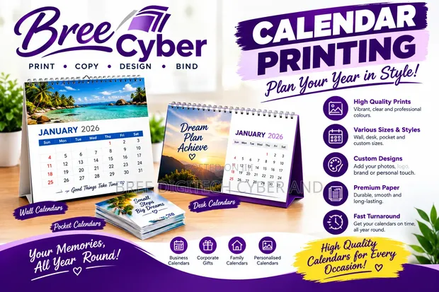 Calendar Printing Services - 1