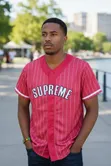 Alpha Studio Shati za Baseball za Wanaume za Michezo za Rangi Nyingi - 3