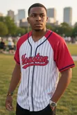 Alpha Studio Shati za Baseball za Wanaume za Michezo za Rangi Nyingi - 5