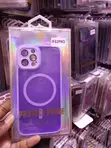 Kifaa cha Legan cha Purple MagSafe kwa iPhone 12 Pro - 1