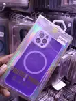 Kifaa cha Legan cha Purple MagSafe kwa iPhone 12 Pro - 2