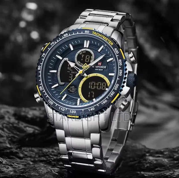 Naviforce Dual Time Gents Watch #NF9237 - 1