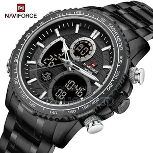 Naviforce Fashion Chronograph Watch - Black Edition