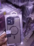 Kesi ya MagSafe Nyeusi ya Kawaida kwa iPhone 12 Pro Max - 2