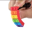 Rainbow Brick Sensory Chew Necklace for Autism/ADHD - 4