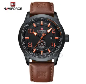 Nguo ya Mikono ya Wavulana ya Naviforce NF9229 Sport Quartz Ngozi