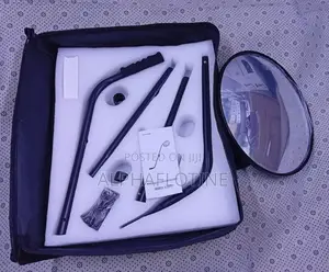 Car Inspection Mirror with Wheels and Torch