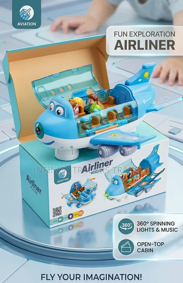 Kids Airline Plane Toy - 1