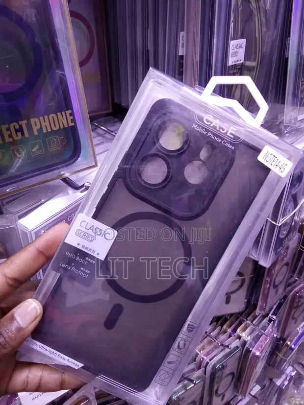 Kava Nyeusi ya Classic MagSafe kwa Xiaomi Redmi Note 14 4G - 1