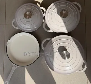 11pcs Enamel Cast Iron Cookware Set - Brand New