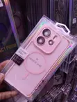 Pink Classic MagSafe Translucent Case kwa Xiaomi Redmi Note 14 4G - 2