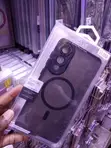 Kava Nyeusi ya MagSafe Matte kwa Samsung Galaxy S25 EDGE - 2