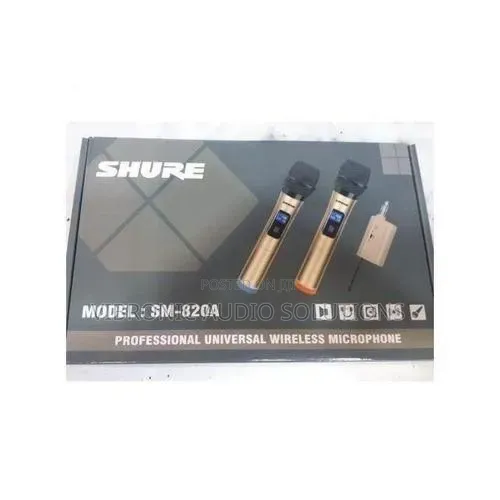 Shure SM-820A Professional Wireless Microphone - 1