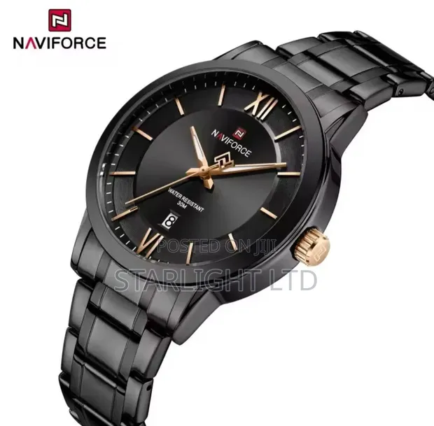 Naviforce 9254 Stainless Steel Waterproof Men's Watch - 1