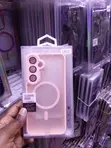 Pink Classic MagSafe Translucent Case for Samsung Galaxy S25 Plus - 2