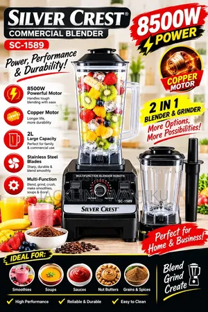 Silver Crest SC-1589 8500W Commercial Blender