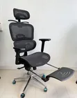 Kiti cha Ofisi Nyeusi cha Ergonomic - 1