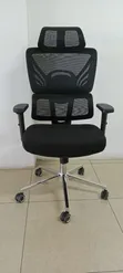 Kiti cha Ofisi Nyeusi cha Ergonomic - 2