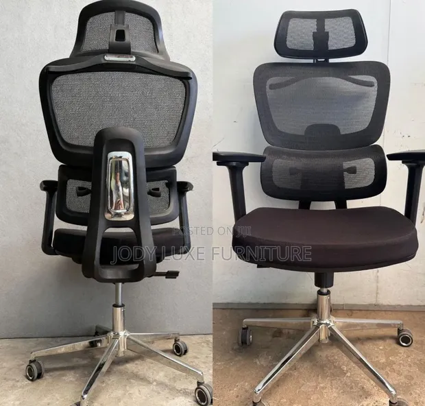 Ergonomic Black Office Chair - 1