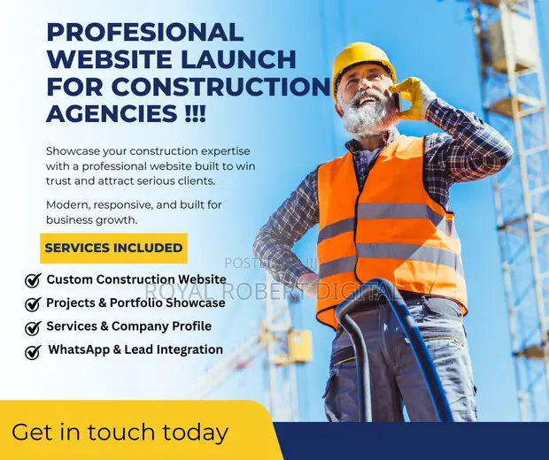 Website Design for Construction Agencies - 1