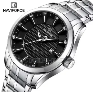 Naviforce 8032 Classic Black Steel Executive Men's Watch