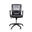 Kiti cha Ofisi Nyeusi cha Ergonomic - 2