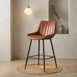 Brand New Leather Home Counter Barstools - 1