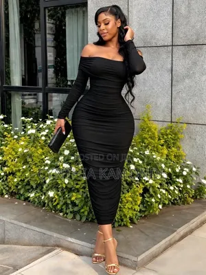 Off-Shoulder Maxi Dress