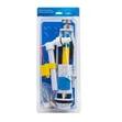 Set Kamili ya Valve ya Cistern ya Toilet, Ingizo la Kando 1/2" - 1