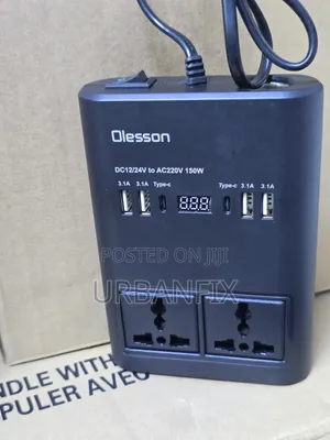 Olesson 150W Car Power Inverter/Charger