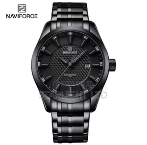 Naviforce Saa Inayo-Resist Maji 3ATM na Dial Iliyo-Textured