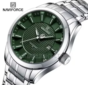 Naviforce Watch with Textured Dial & Luminous Hands