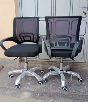 Kiti cha Ofisi Nyeusi cha Ergonomic