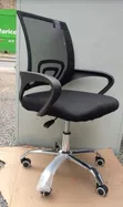 Kiti cha Ofisi Nyeusi cha Ergonomic - 2