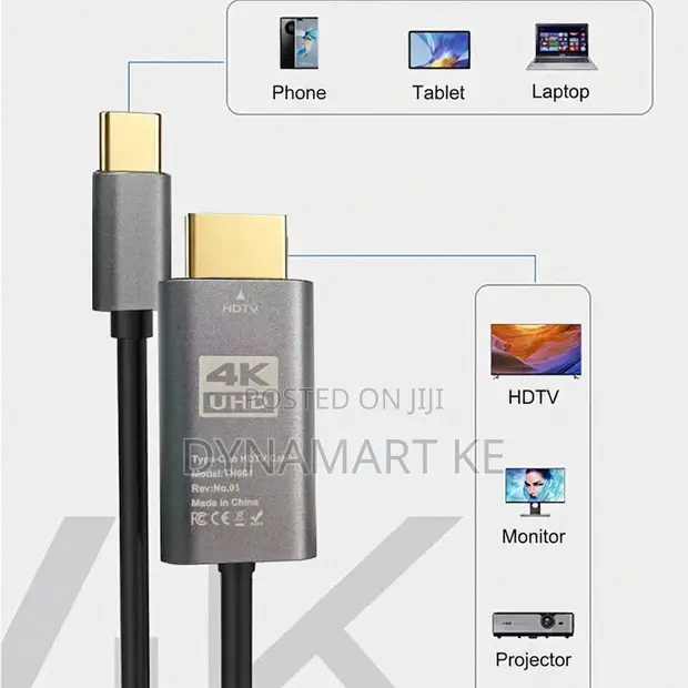 4K@60Hz USB-C to HDMI Cable - 1