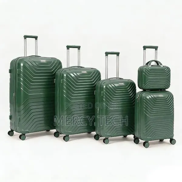 Luxurious 2-in-1 Rubber Suitcase Set - 1