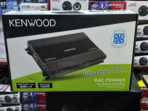 Kenwood Amplifier 1200W 4-Channel Bridgeable na Fan