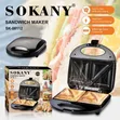 SOKANY Sandwich Maker SK-08112 - 2