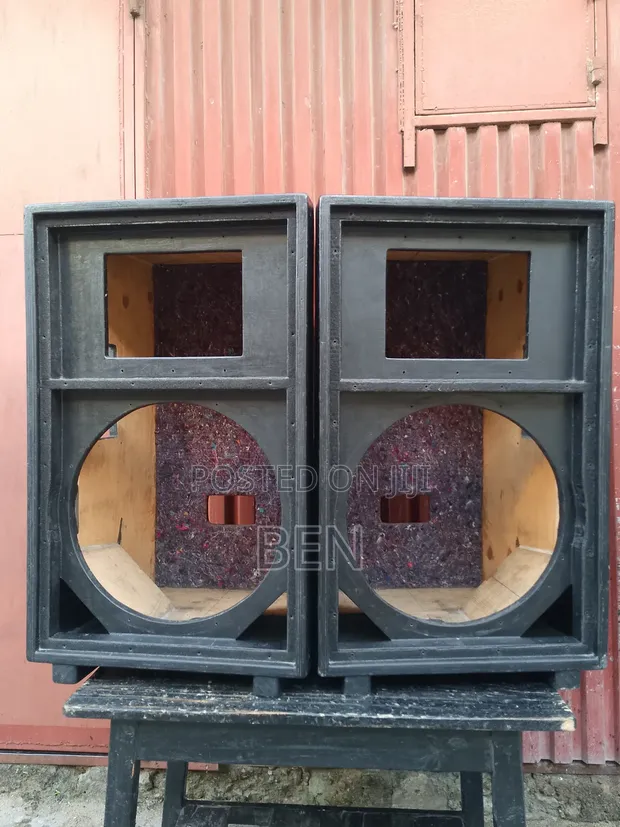 Pair of 15" Speaker Cabinets - 1