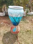 Clay Flower Pots - Painted - 2
