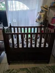 Baby Cot with Mattress - BUILT Brand - 1